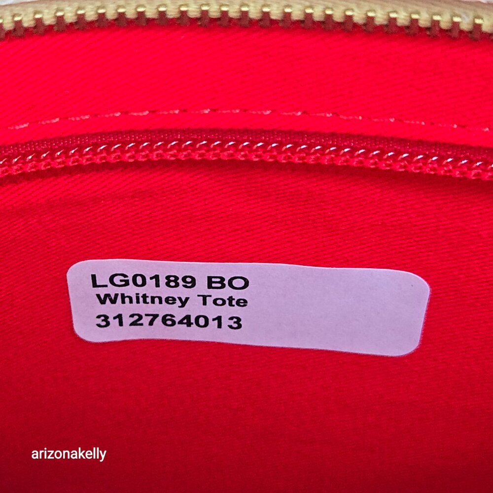 NWT Dooney & Bourke Whitney Tote Bone Leather - Picture 15 of 16